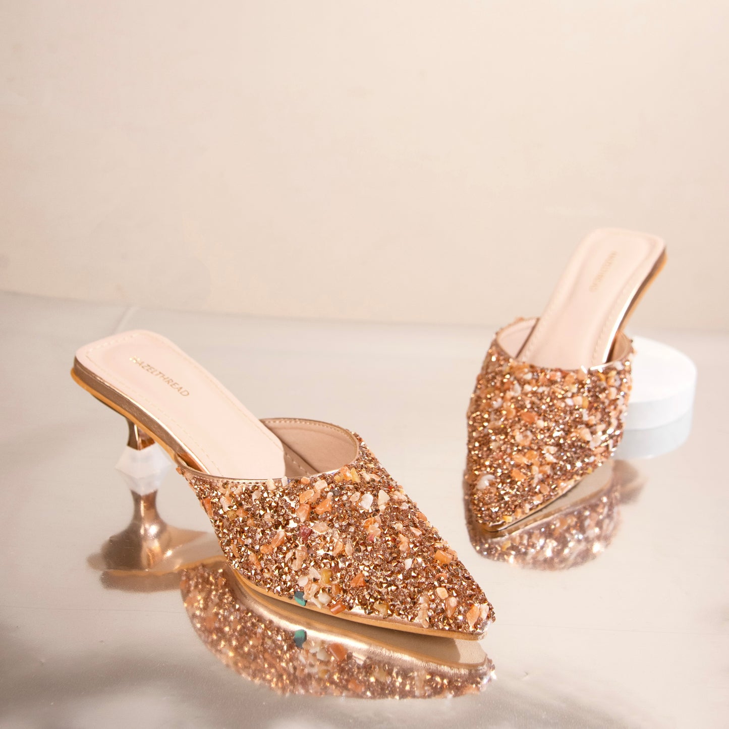 Rose Gold Toned Heels