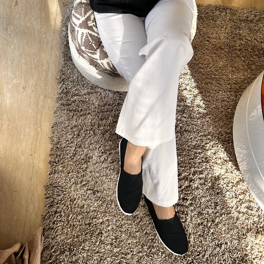 Black Casual Canvas Shoes