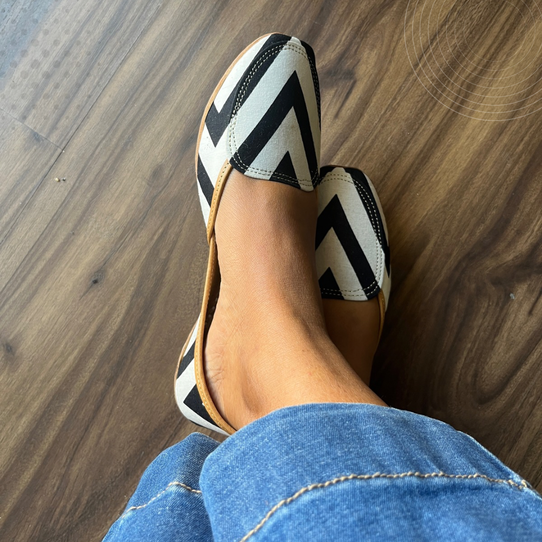Black and White Loafers (Prepaid Only)