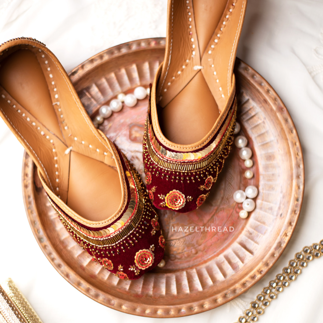 Jashn Maroon Juttis (Prepaid Only)
