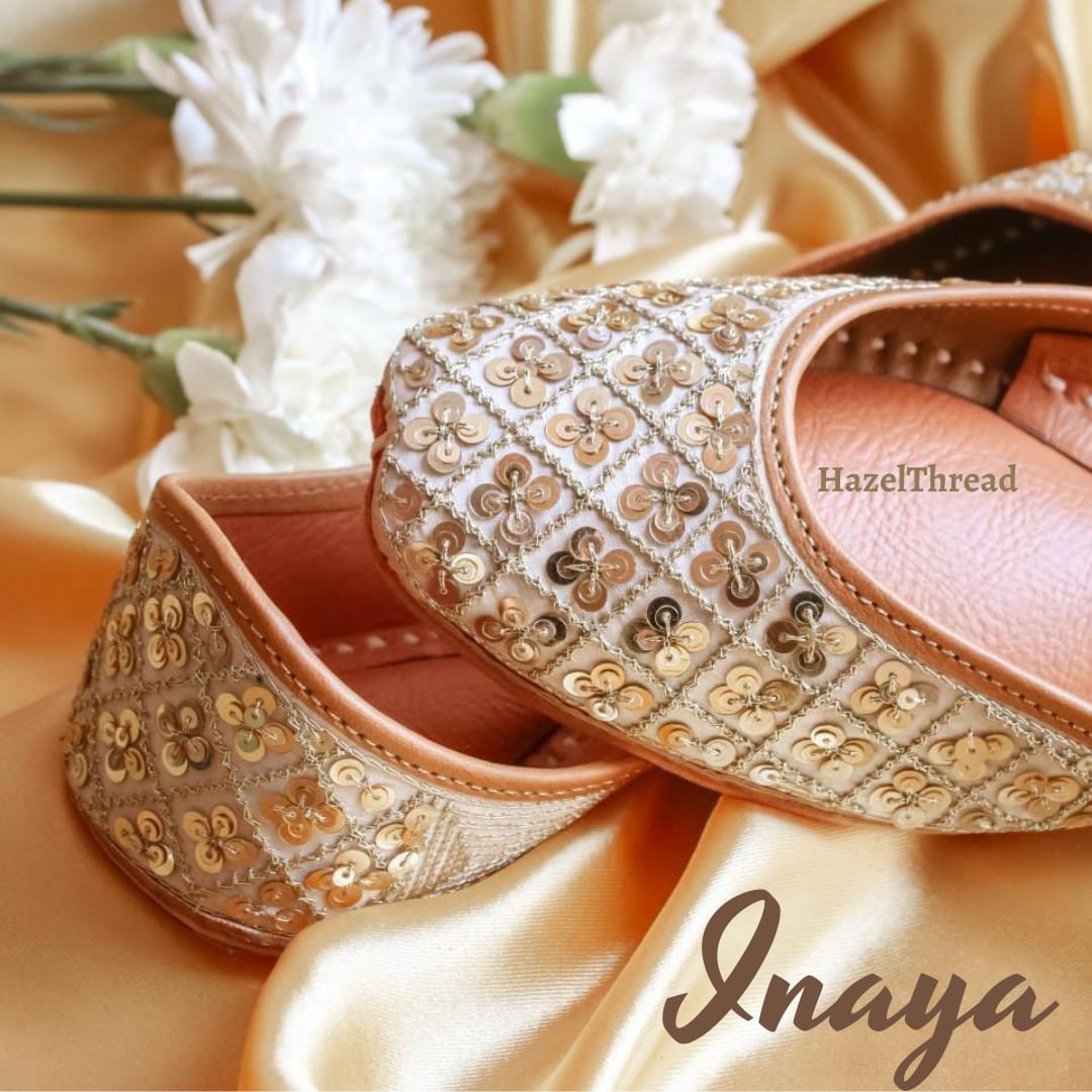 Inaya Pastel Jutti  Buy Women Punjabi Jutti online in India – HazelThread