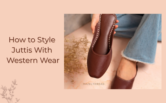 Style Juttis With Western Wear
