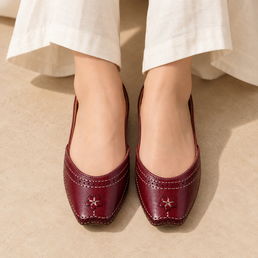 Roop Maroon Jutti