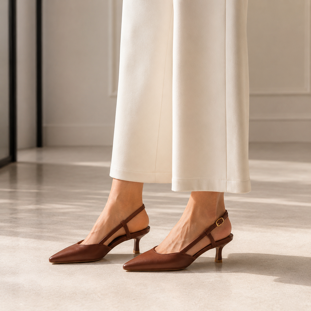 Classic Brown Heels