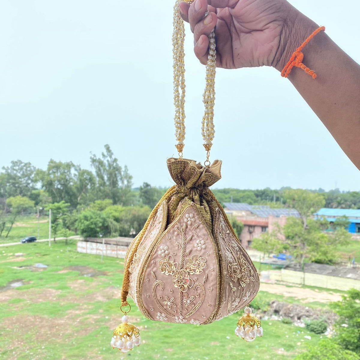 Nude Pink Potli