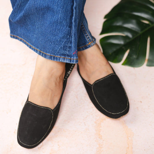 Black Charm Loafers