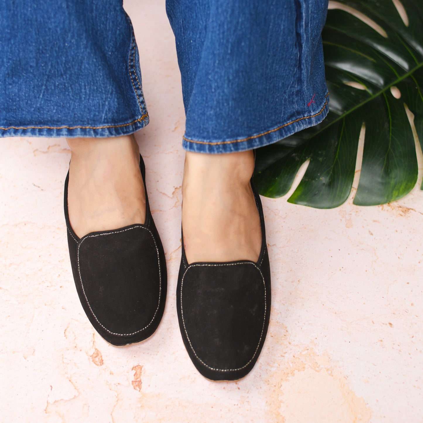 Black Charm Loafers