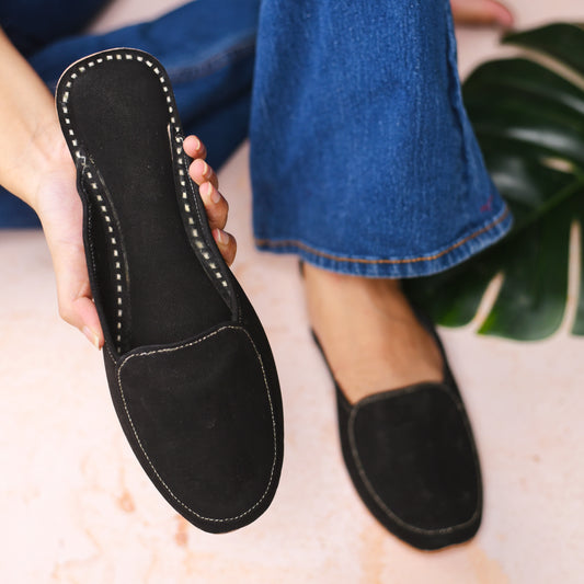 Black Charm Loafers